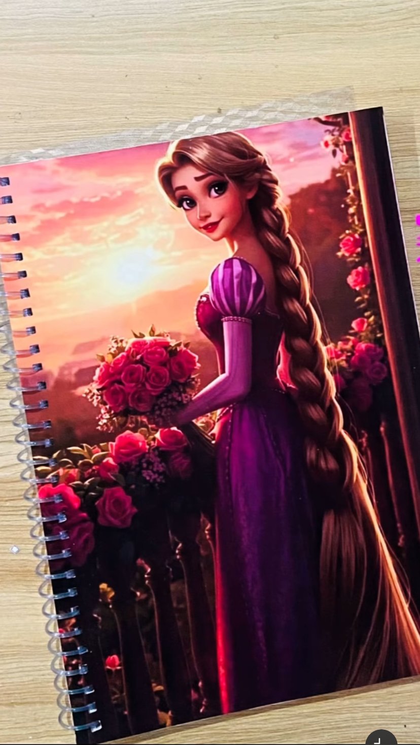 Disney princess Rapunzel Notebook 📔 