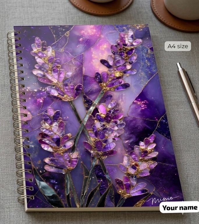 Lavender Bloom Notebook
