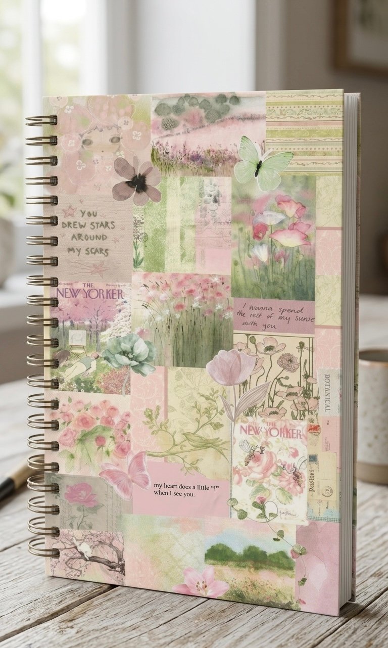 Aesthetic floral notebook 📒 